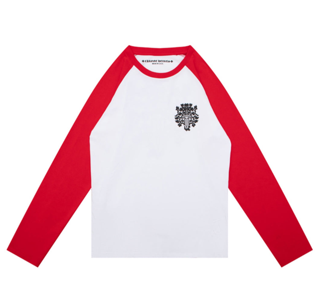 Chrome Hearts Athletics Longsleeve Red White