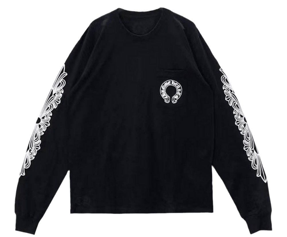 Chrome Hearts Floral Longsleeve Black