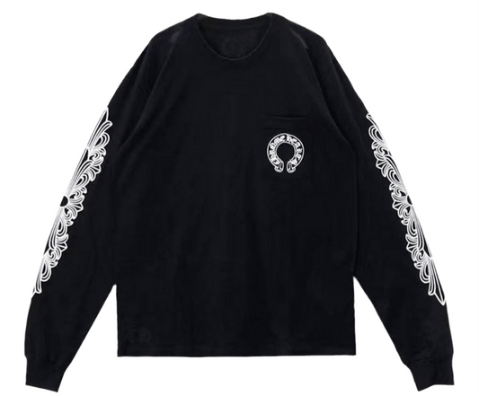Chrome Hearts Floral Longsleeve Black