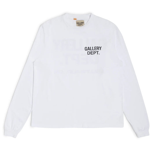 Gallery Dept Souvenir Longsleeve Tshirt White